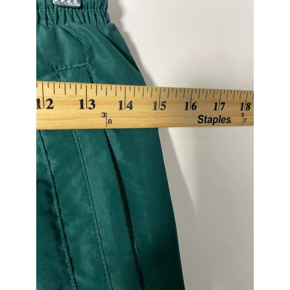 Diadora Mens Track Pants Green White Stripe Athletic‎ Warm Up Joggers Size Small